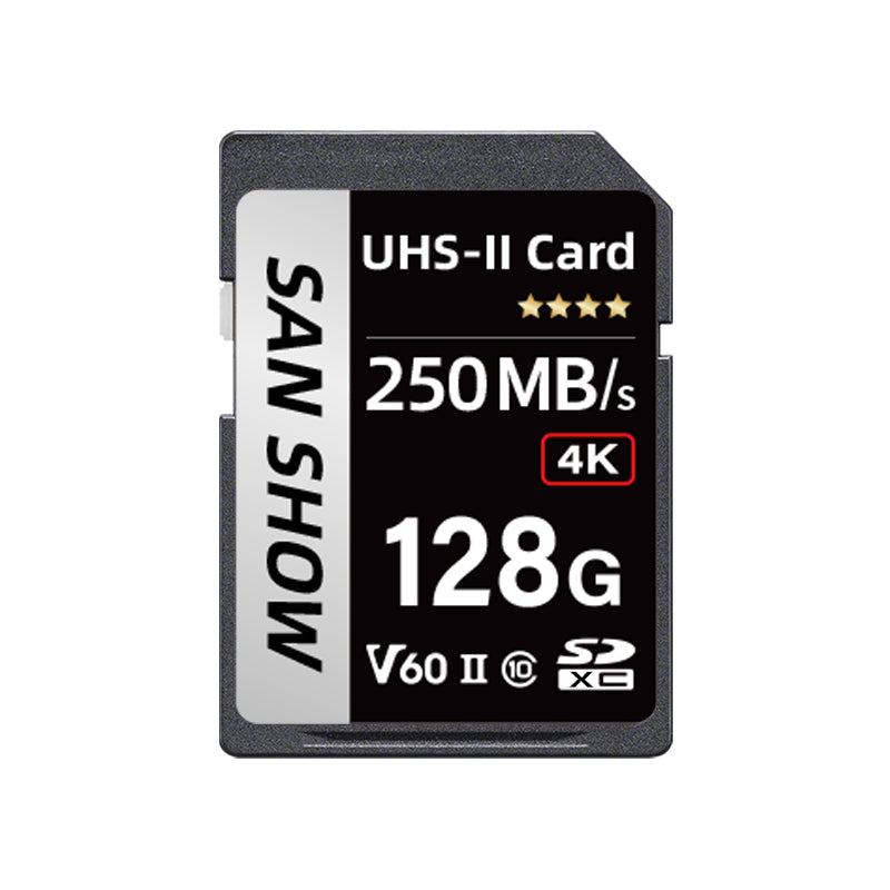 SANSHOW Professional SDXC UHS-II V60 SD Memory Card