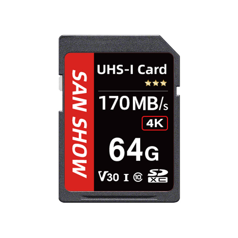 SANSHOW Professional SDXC UHS-I V30 SD Memory Card