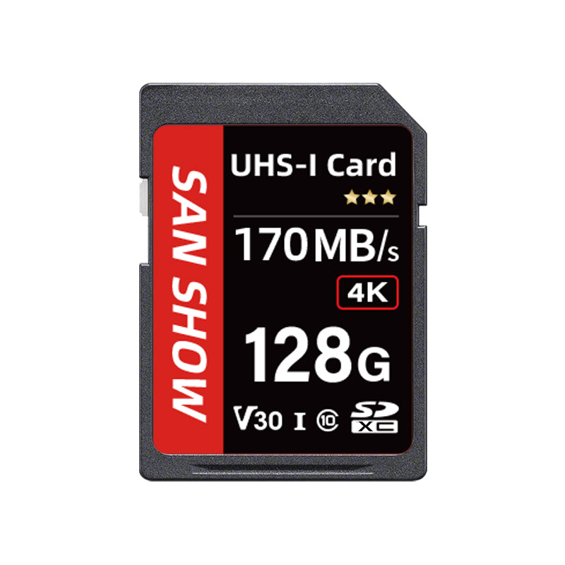 SANSHOW Professional SDXC UHS-I V30 SD Memory Card
